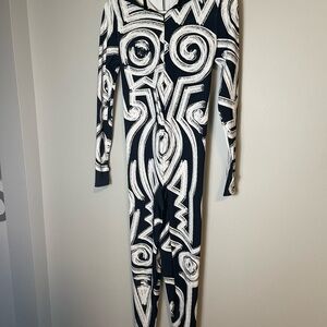 Badinka The Tribe Is Calling Dark HoodedCatsuit Costume Rave Size Medium